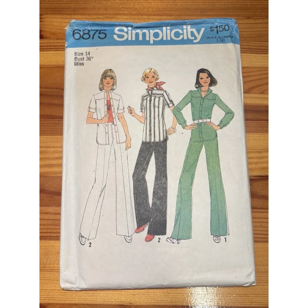 Vintage 1960s–1970s Simplicity Sewing Patterns Lot of 6 – Misses Mod & Retro